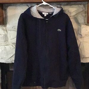 La Coste Men’s Zip Hoodie Size XXL EUC